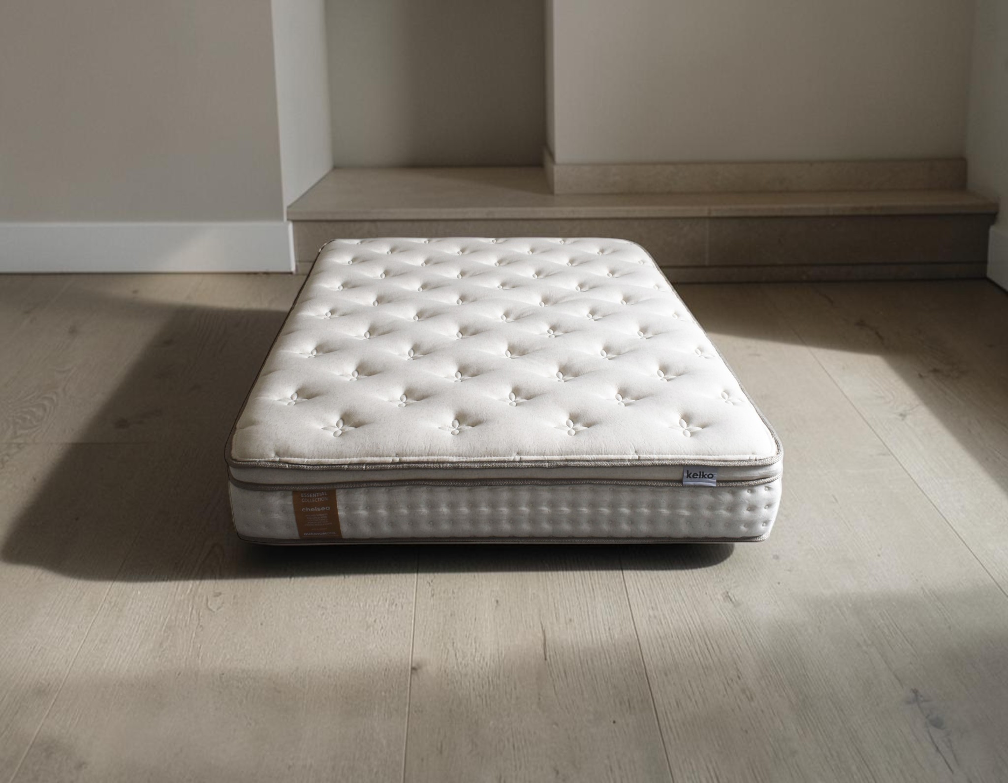 Kelko Chelsea mattress, in a room