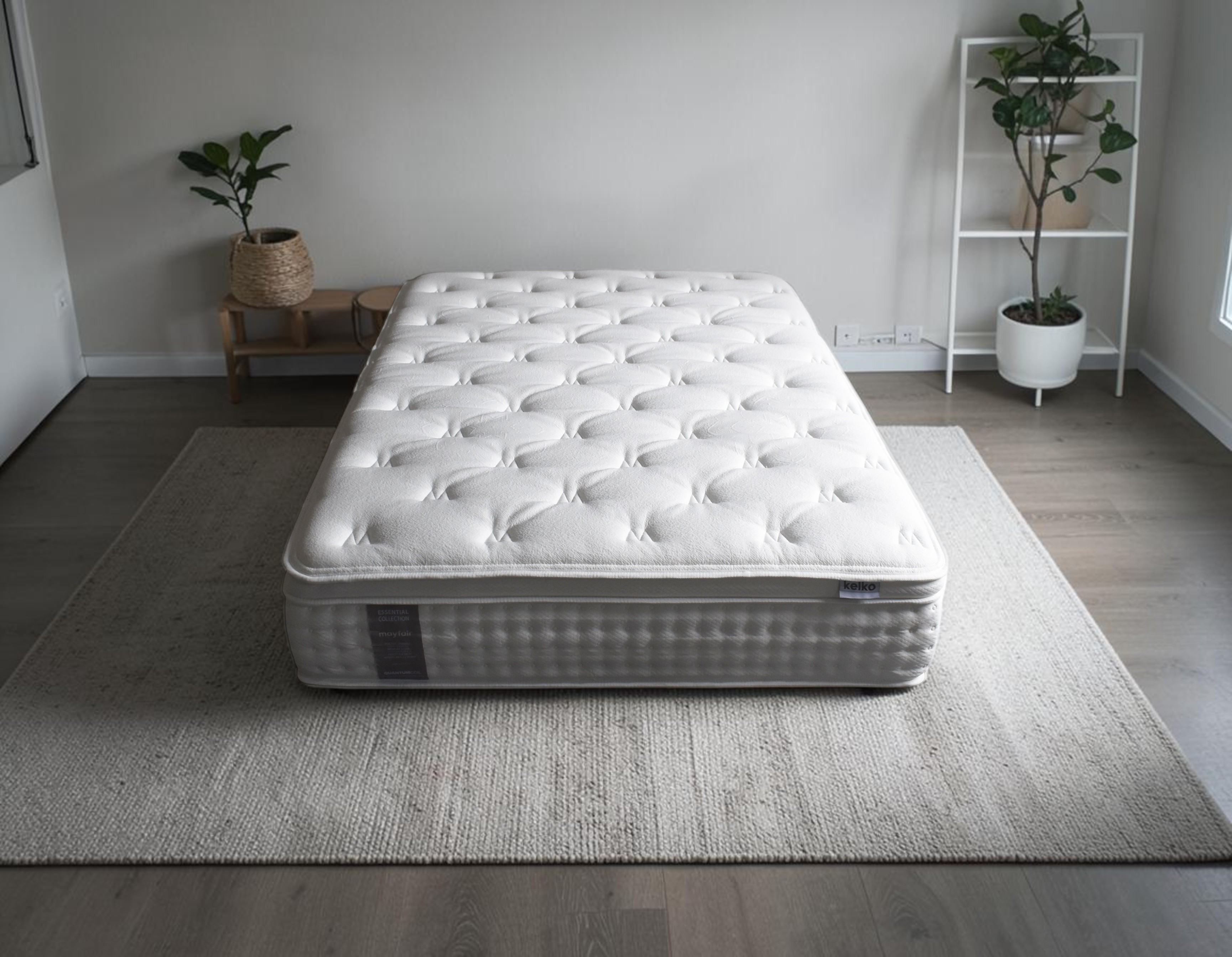 Kelko Mayfair mattress, in a room